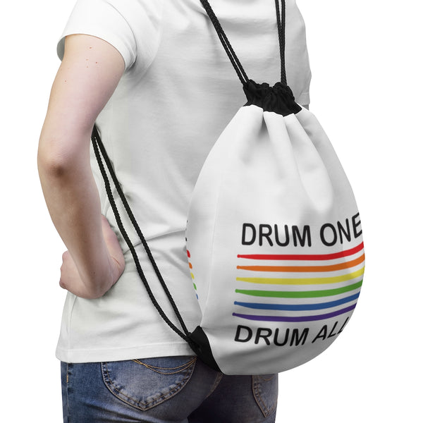 Drum One Drum All Drawstring Bag