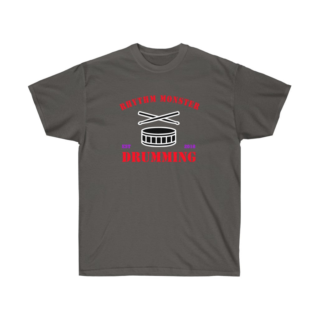 Rhythm Monster Drumming T (front design) – Rhythm Monster