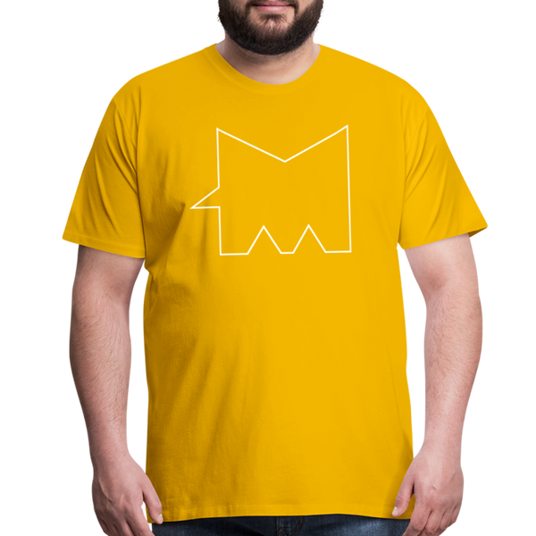 Big M Shirt - sun yellow
